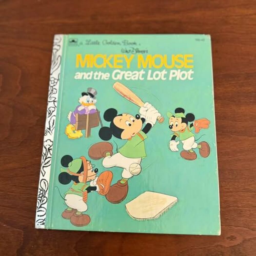 A Little Golden Book: Mickey Mouse and the Great Lot Plot